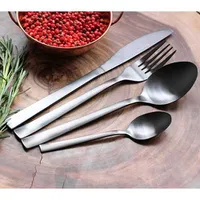 Jogo de Talheres Dubai Black 24 Peças - La Cuisine - R$99