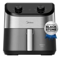 Fritadeira Air Fryer 5,5l Widemax Com Interior De Alumínio 1900w Midea 220v
