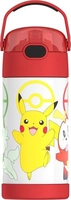 Garrafa Infantil Thermos Pokemon 350ml Inox Azul