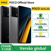 [No Brasil] POCO X6 Pro 5G Versão Global Smartphone Dimensity 8300-Ultra 6,67