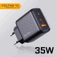 [R$15,96 Moedas] Carregador VOLTME 35W PD USB C  