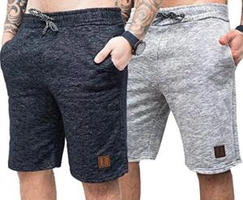 Kit 02 Bermudas Masculinas Moletom Polo Marine