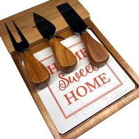 Tábua de Queijo e Petiscos com Talheres