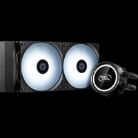 water cooler deepcool gammax L240T led branco