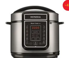 Panela Elétrica de Pressão Mondial Digital Master Cooker PE-38 5 Litros – Preto