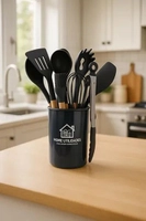 Jogo 12 Utensílios de Silicone para Cozinha