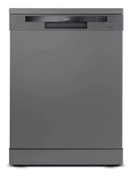 Lava Louças Midea 14 Serviços Pré Lavagem Cinza Dwa14s2 22 220V