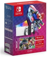 Console Nintendo Switch OLED 64GB com Mario Kart 8 Deluxe, Branco