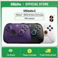 [Moedas R$ 240/Mastercard] Controlador de jogos sem fio 8BitDo Ultimate 2 para PC e Android