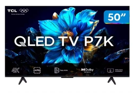 [Magalu] Smart TV 50" TCL 4K UHD QLED 50P7K Google TV AiPQ Google Assistente 3 HDMI