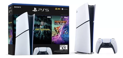  Sony PlayStation 5 Slim Digital CFI-2000 1 TB + 2 jogos (Ratchet & Clank Rift Apart Returnal)