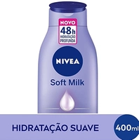 Hidratante Desodorante Nivea Soft Milk 400Ml, Nivea, Branco, 400Ml