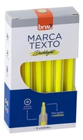 Caneta Marca Texto Dashligth Amarelo Fluorescente Caixa com 12 unidades 