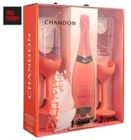 Chandon Passion Rose 750ml com 2 Taças Exclusivas - R$99,99
