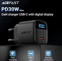 [Moedas R$13] Acefast gan pd30w  carregador de carregamento rápido  