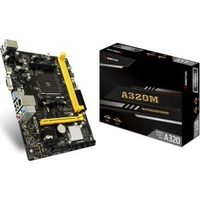Placa Mãe Biostar A320MH, Chipset A320, AMD AM4, mATX, DDR4 | R$389