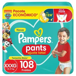 Pampers Pants Ajuste Total XXXG 108 Unidades