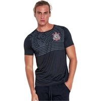 Camiseta Corinthians Logo Masculino - Preto