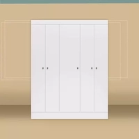 Guarda-Roupa Demóbile Ártico com 5 Portas e 135 cm de Largura