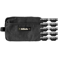 Kit Gillette Mach 3 Carbono c/ 10 cargas + nécessaire