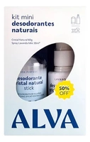 Kit Desodorante Cristal e Spray Lavanda