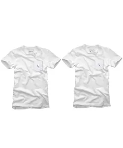 Kit c/ 2 Camisetas Pica-pau Xadrez Reserva Branco