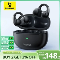 Fone de Ouvido Sem Fio BASEUS Bowie MC1 com Bluetooth 5.4, Ultra Leve e A Prova D'Água