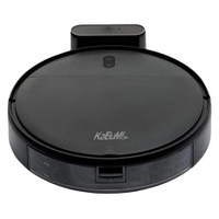 Aspirador de Pó Robô KaBuM! Smart 100, Preto, Recarregamento automático, Aspira e Passa Pano, Controle via Aplicativo - KBSF007