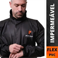 Capa De Chuva Motoqueiro Pioneira Pvc Gola - Tamanhos M e G