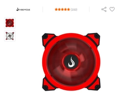 Cooler FAN Rise 120mm Vermelho RM-FN-01-BR