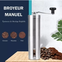 []R$ 11,89 MOEDAS / APP] Moedor de café manual de aço inoxidável