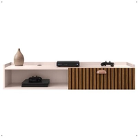 Rack Suspenso p/ TV 32 a 50 1 Porta Off White