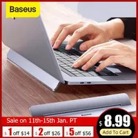 suporte Baseus em alumínio dobrável/ajustável para macbook 11" 13" e 17" | R$48