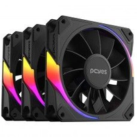 Kit 3 Fans ARGB 120mm Sangue Frio Preto