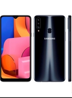 Smartphone Samsung Galaxy A20s Preto + Triplo Chip Claro ODA 4G Universal Pré/Controle