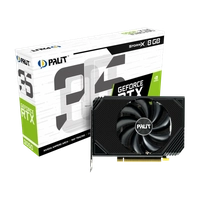 Placa de Vídeo Palit GeForce RTX 3050 StormX, LHR, 8GB, GDDR6, DLSS, Ray Tracing, NE63050019P1-190AF