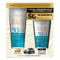 Kit L’Oréal Paris Protetor Solar Corporal FPS 50 Solar Expertise 200ml + 120ml