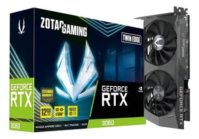 Placa de Vídeo NVIDIA GeForce RTX 3060 12GB Black Edition Zotac Gaming