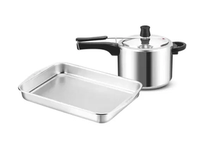 Conjunto Rochedo com Panela de Pressão + Assadeira Retangular