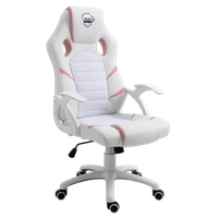 Cadeira Gamer Ninja Hiryu, Branco e Rosa