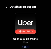 [Samsung Rewards] Resgate um Gift Card Uber de R$ 25,00 por 6 Mil Pontos
