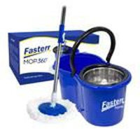 Balde Mop Giratório 360 com Centrífuga Inox 8L