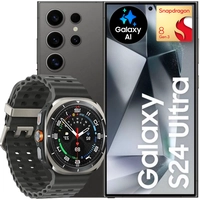 [APP/PRIME] Smartphone Samsung Galaxy S24 ULTRA 5G 256GB 12GB RAM, Tela 6.9 120HZ, Snapdragon 8Gen3 + Galaxy Watch Ultra Smartwatch 47MM LTE 