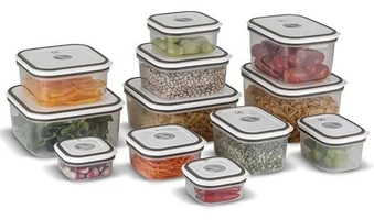 Kit 12 Potes Herméticos Plásticos Electrolux