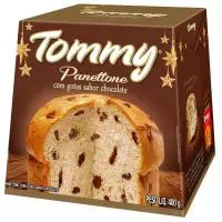 2 Panettones com Gotas de Chocolate TOMMY Caixa 400g