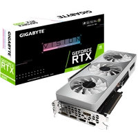Placa de Vídeo Gigabyte Geforce RTX 3080 VISION OC, LHR, 10GB, GDDR6X, DLSS, Ray Tracing, GV-N3080VI