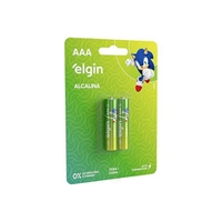 Pilhas Alcalinas AAA Elgin com 2 unidades