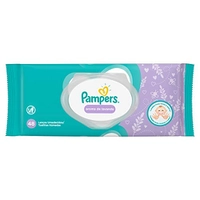 Lenços Umedecidos Pampers Aroma de Lavanda 48 Unidades, Pampers | R$7
