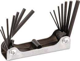 [ + por - R$18,98 ] Jogo de Chaves Allen 1.5 mm a 6 mm e 1/16 a 1/4, VONDER, VDER