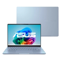 [APP/Com Cashback Pelando R$6583] Notebook ASUS Vivobook S14 OLED Core Ultra 7 258V 32GB 1TB SSD 14" 120Hz Windows 11 Blue PP097W